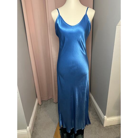 enza costa bias cut slip dress Enza Costa Bias Cut Maxi Dress
